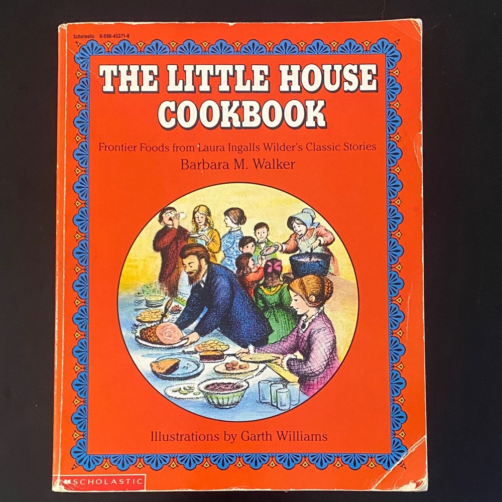 Scholastic The Little House Cookbook - Red and Blue Cover